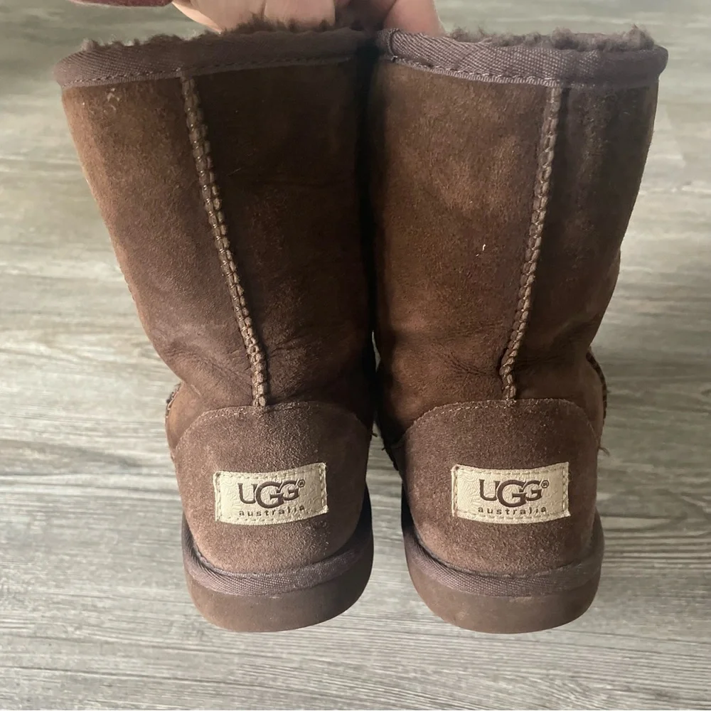 Ugg Kids Classic Short Chocolate Brown Boots 4